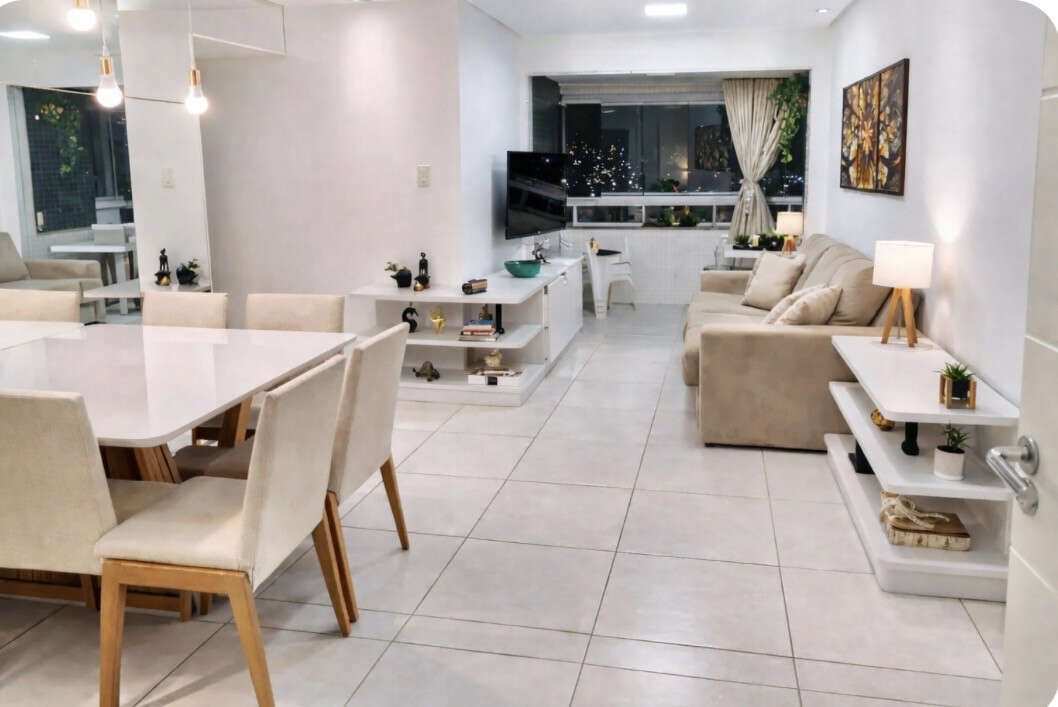 Apartamento à venda, no Solarium Residence, Farolândia, com 3 quartos, 82m² - Edjalma Alcântara - Corretora de Imóveis