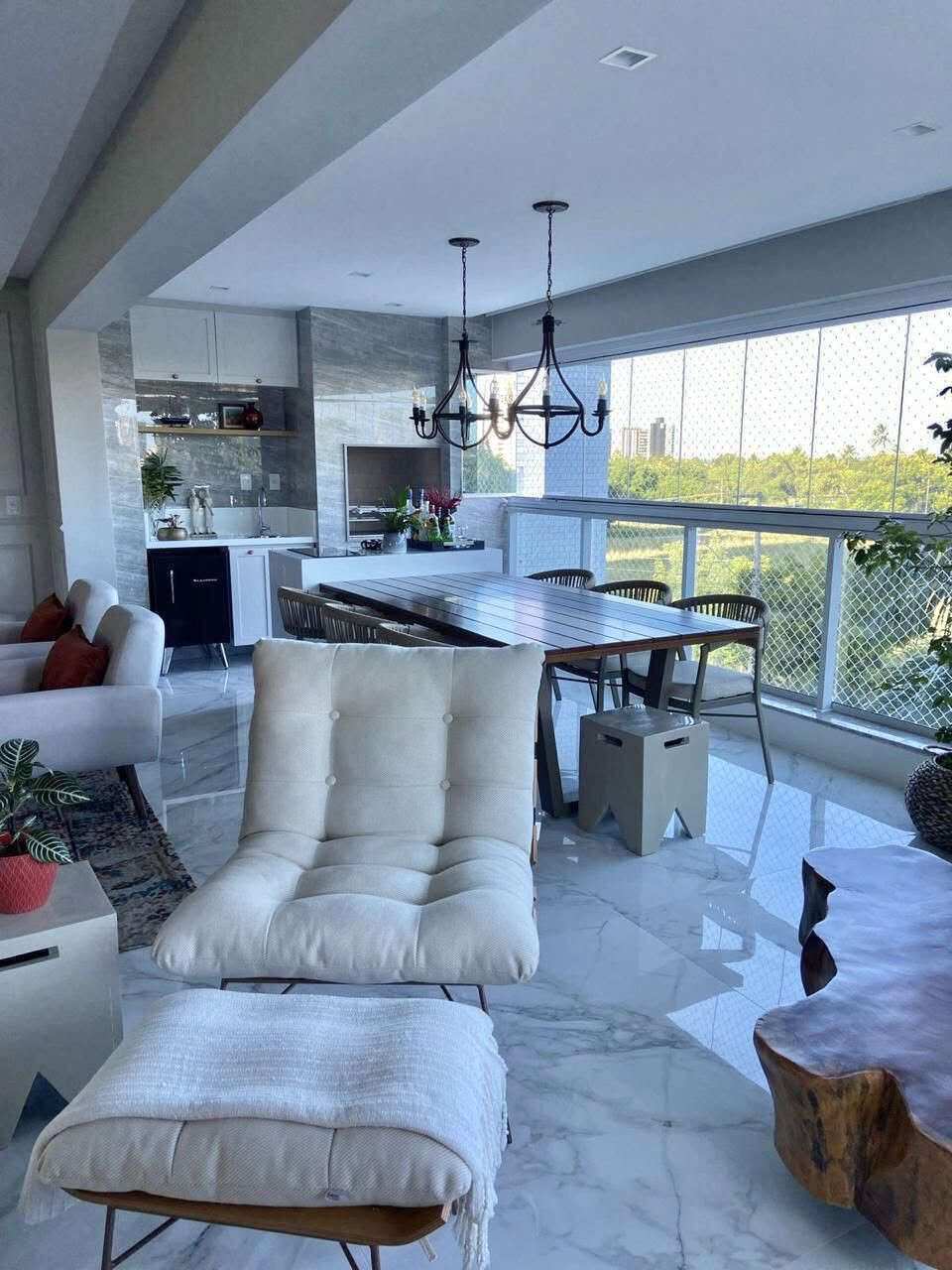 Apartamento de luxo à venda, no Mansão Roberto Constancio Vieira em Aracaju, Jardins, com 3 quartos, 219m² - Edjalma Alcântara - Corretora de Imóveis