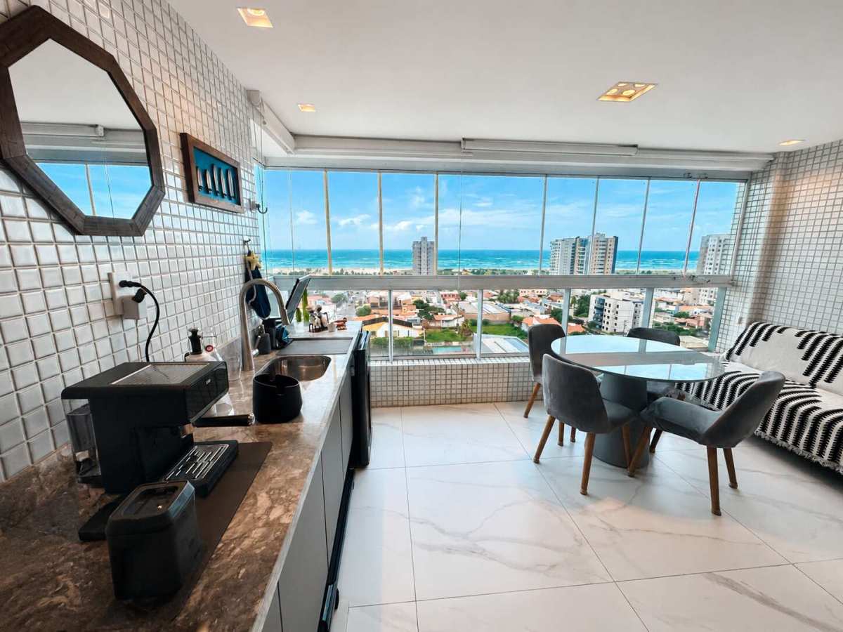 Apartamento de luxo à venda, no Mansão Edith Piaf em Aracaju, Atalaia, com 3 quartos, 130m² - Edjalma Alcântara - Corretora de Imóveis